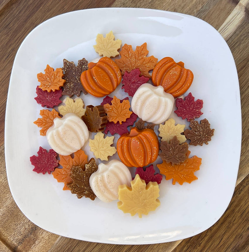 Autumn Leaves Soy Wax Melts 2.5oz Jar Handmade