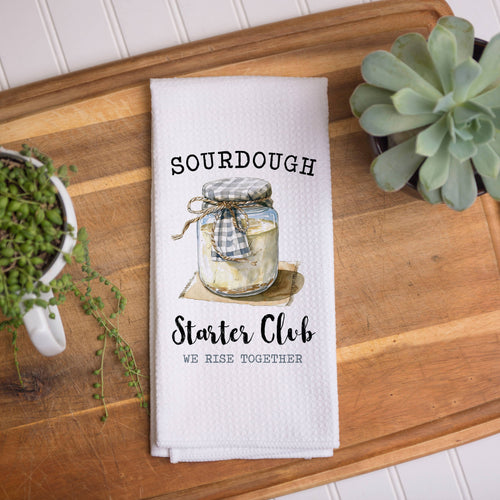 Sourdough Starter Club Dish Towel, Bread Baking Decor