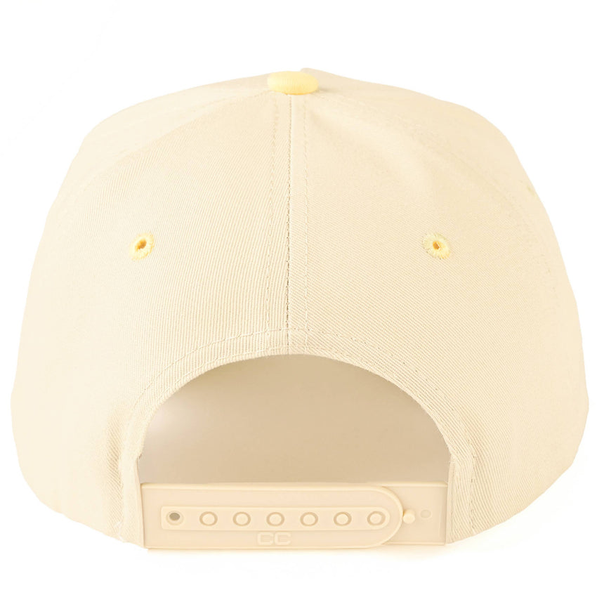 OUT HERE DILLY DALLYING Letter on Two Tone Trucker Hat