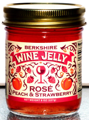 Rosé Wine Jelly - Great for charcuterie boards or hostess gift!
