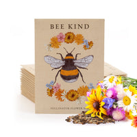 For the Garden | Seed Packets Bee Kind - Pollinator Wildflower Mix Seed Packets