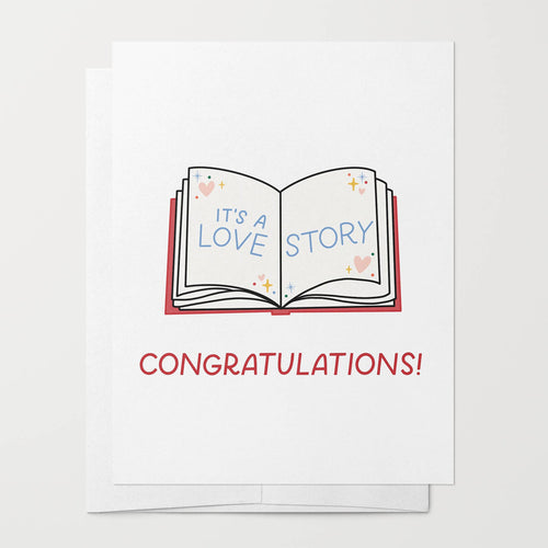 Love Story Greeting Card | Swiftie Wedding Engagement Cards
