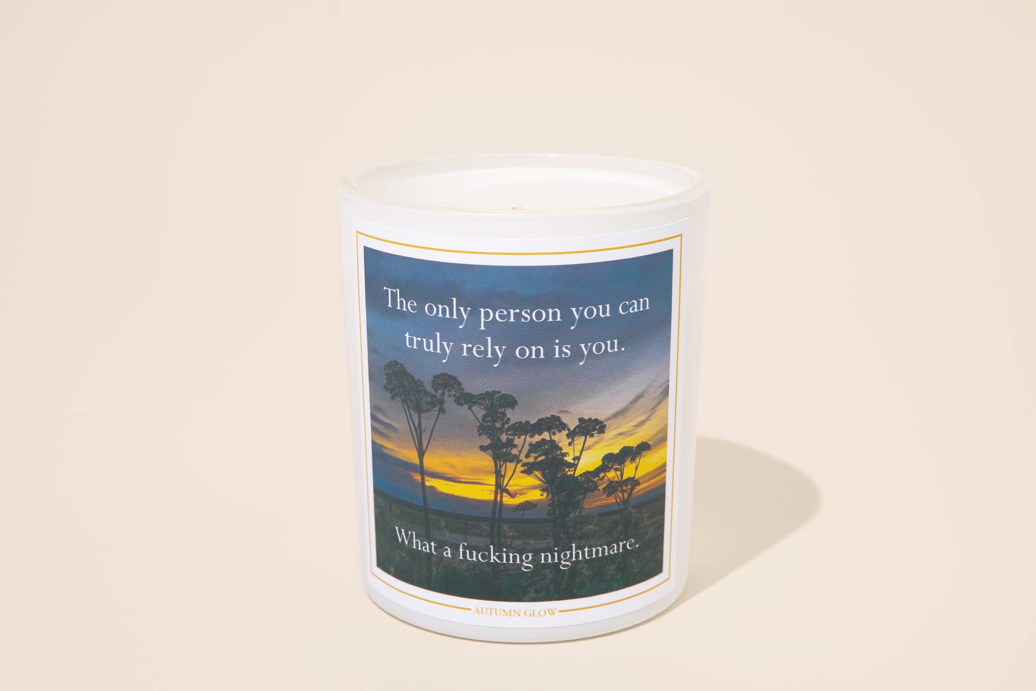 Disappointing Affirmations - You can only rely on you Candle