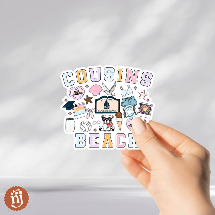 The Summer I Turned Pretty Inspired Cousins Beach Sticker