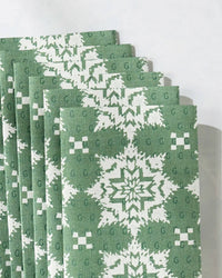 Iceflower Green Not Paper Towel - Set of 6