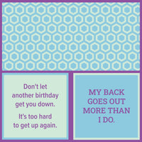 NAPKIN My back goes out | Funny Home Gift | Cocktail Napkin