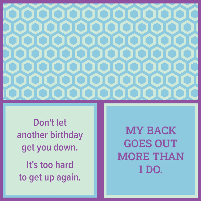 NAPKIN My back goes out | Funny Home Gift | Cocktail Napkin