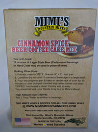 Baking Mixes | Cinnamon Spice Beer Coffee Cake Mix