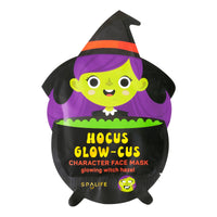 Boo Basket Gift | Hocus Glow-cus Glowing Witch Halloween Face Mask