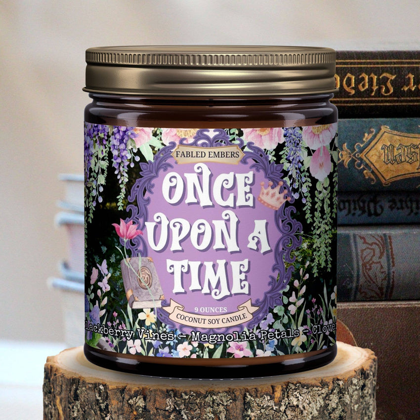 ONCE UPON A TIME 9 oz Bookish Candle | Coconut Soy
