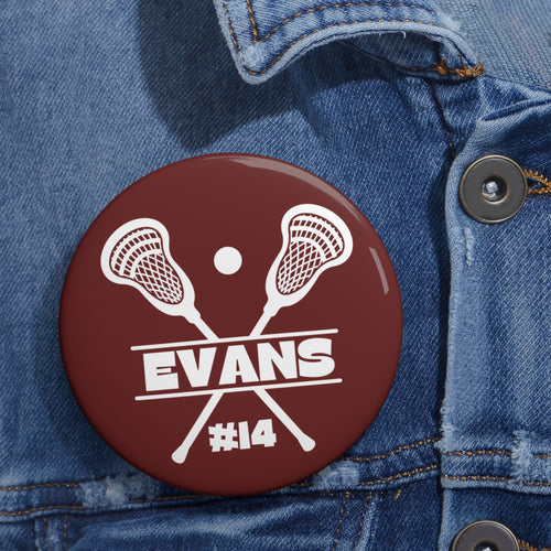 Custom Lacrosse Button