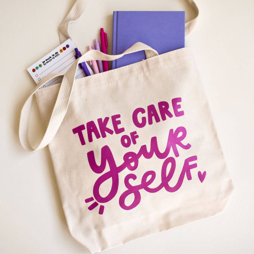Take Care Of Yourself Canvas Tote Bag