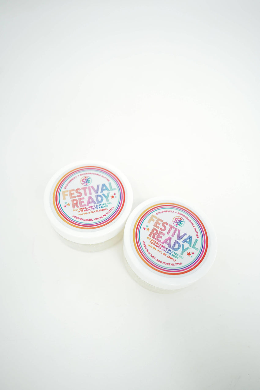 Festival Ready Glitter Gel - Silver Glitter