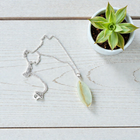 One of a Kind Amazonite & Stainless Necklace