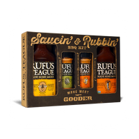 Saucin' & Rubbin' KIT (4 pack) - Easy Father's Day Gift!