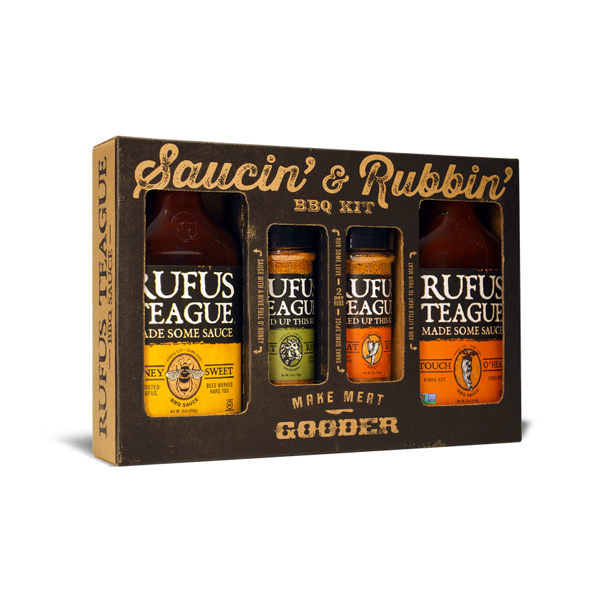 Saucin' & Rubbin' KIT (4 pack) - Easy Father's Day Gift!