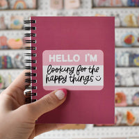 Hello / Happy Things | Mini Daily Gratitude Journal
