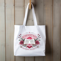 ROMANTACY Readers  ** THICK** 100% cotton canvas  tote bag