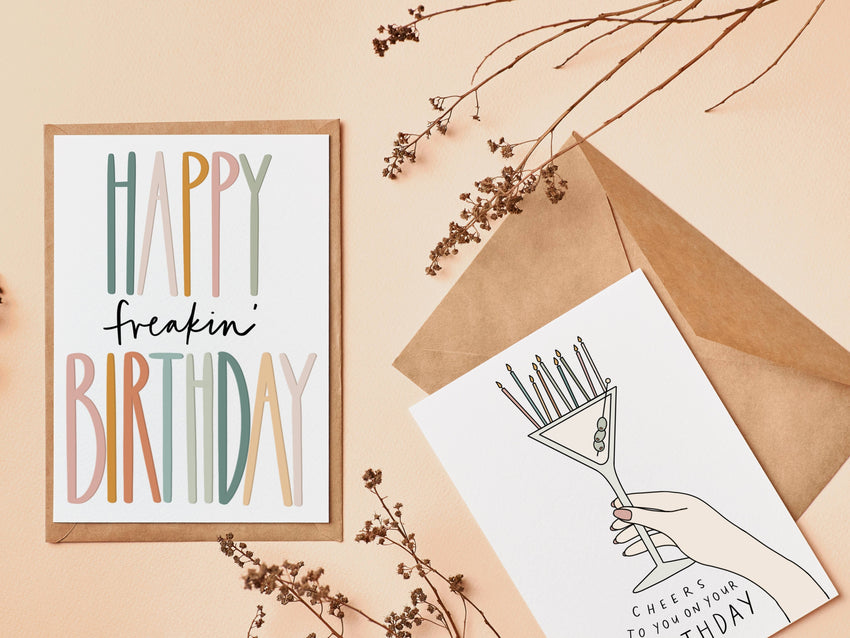 Happy Freakin' Birthday Card