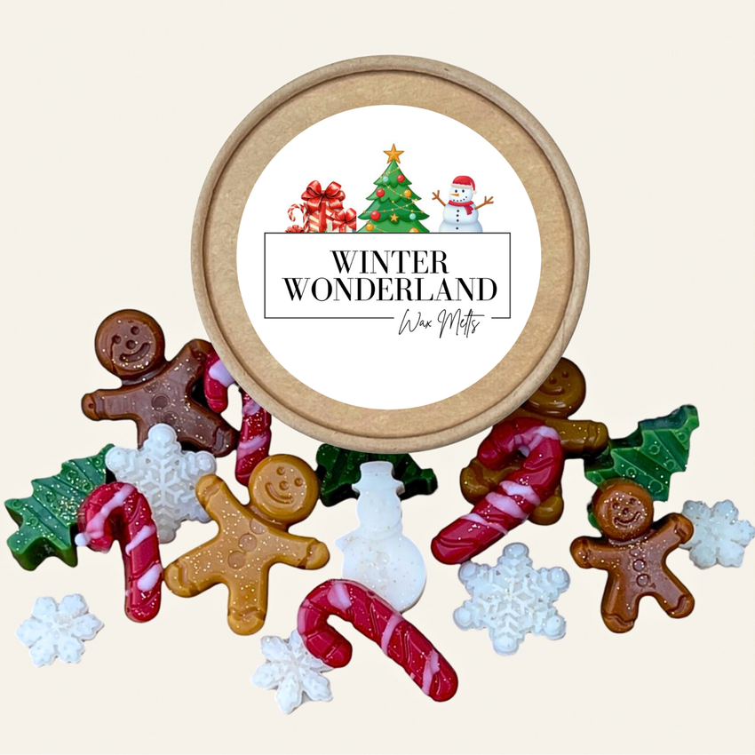 Winter Wonderland + Holiday Soy Wax Melts 2.5oz Jar Handmade