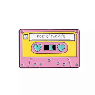 Enamel Pin 90’s Best Hits Cassette Tape