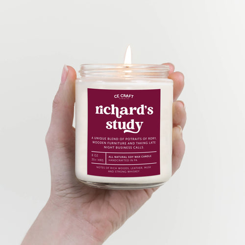 Richard's Study Scented Gilmore Girls Candle