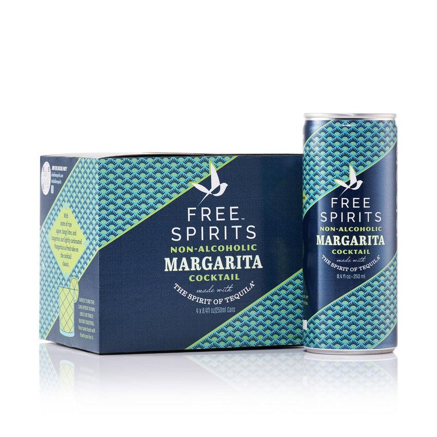 Free Spirits Margarita (4-Pack) | Non-Alcoholic Cocktail