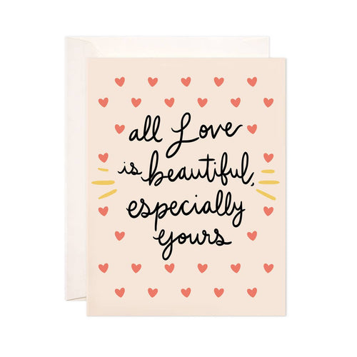Especially Yours Greeting Card - Inclusive Wedding Card