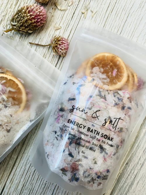Energy Bath Soak - Bath Salts - Mother's Day Gift