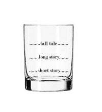 Short Story, Long Story 11oz Rocks Glass Tumbler