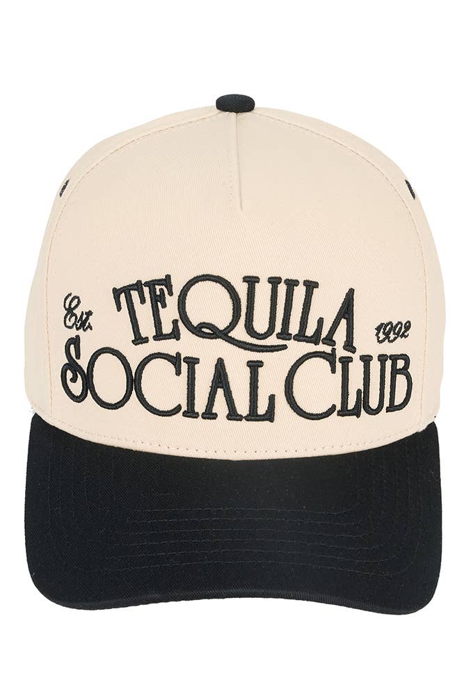 TEQUILA SOCIAL CLUB Embroidered Trucker Cap
