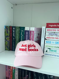 Hot Girls Read Bookish Embroidered Dad Hat