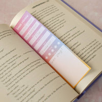 Pastel Book Review Notepad | Bookish Stationery