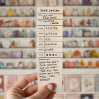 Book Review Notepad | Bookish Stationery