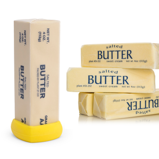 For the Home | Reusable Silicone Butter Saver – Yellow