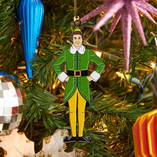 Elf Enamel Ornament