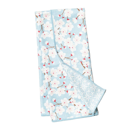 Anywhere Towel Reversible - Cherry Blossom Spring Pattern