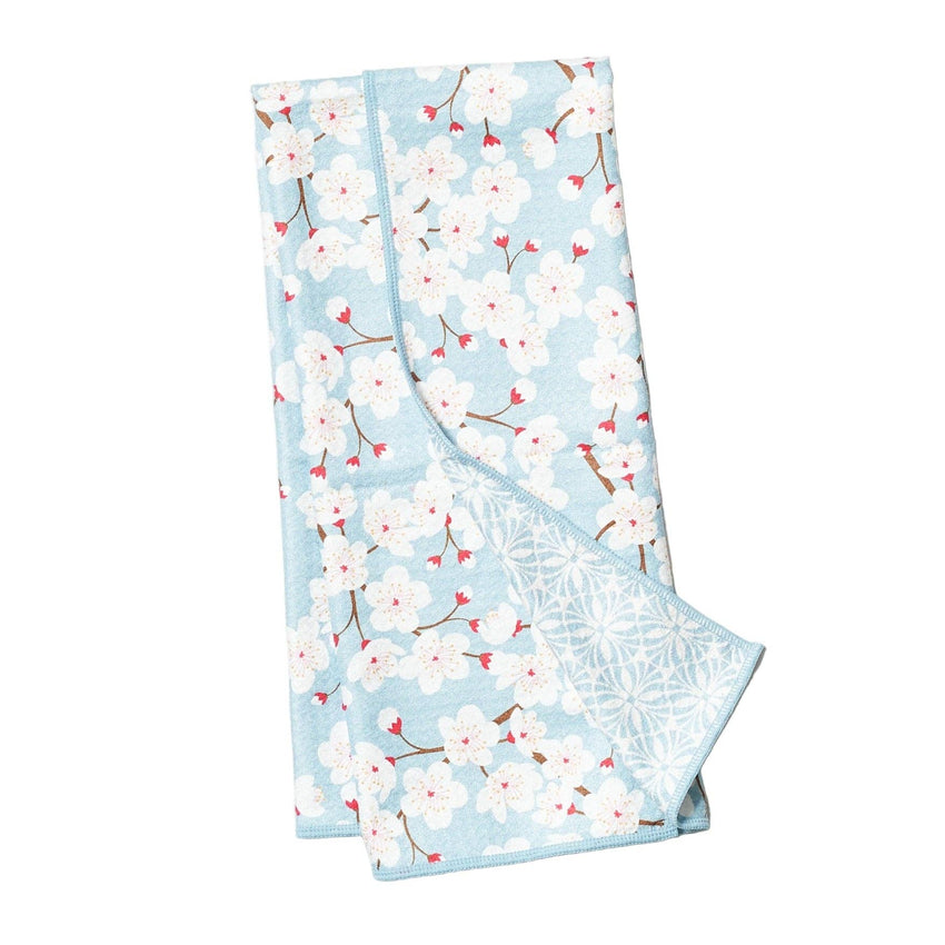 Anywhere Towel Reversible - Cherry Blossom Spring Pattern