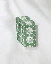 Iceflower Green Not Paper Towel - Set of 6
