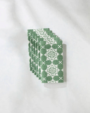Iceflower Green Not Paper Towel - Set of 6