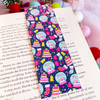 Christmas Snow Globe Pattern Bookmark