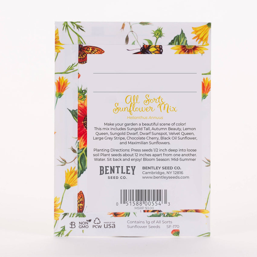 For the Garden | Seed Packets Sunflowers For Mom - All Sorts Sunflower Seed Packets