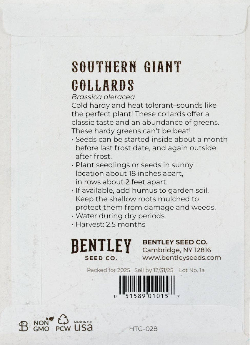 For the Garden | Seed Packets Collards-Southern Giant 1871