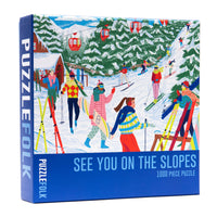 See You On the Slopes Adult Puzzle - 1000 pcs - Fun Winter Puzzle Gift