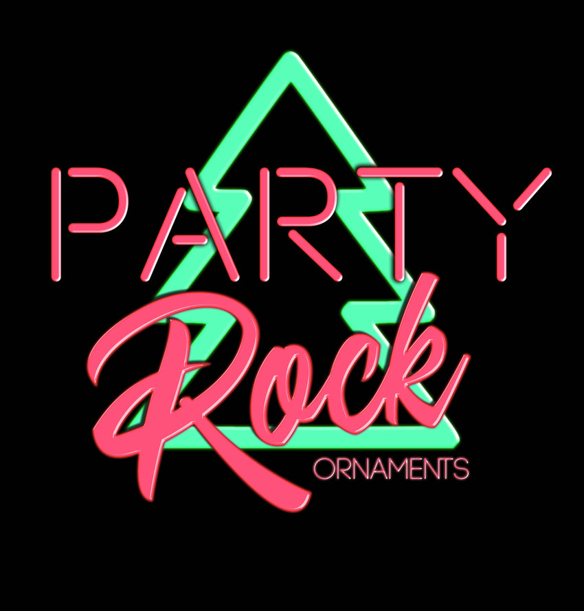 Party Rock | Beer Pint Glass Glass Ornament