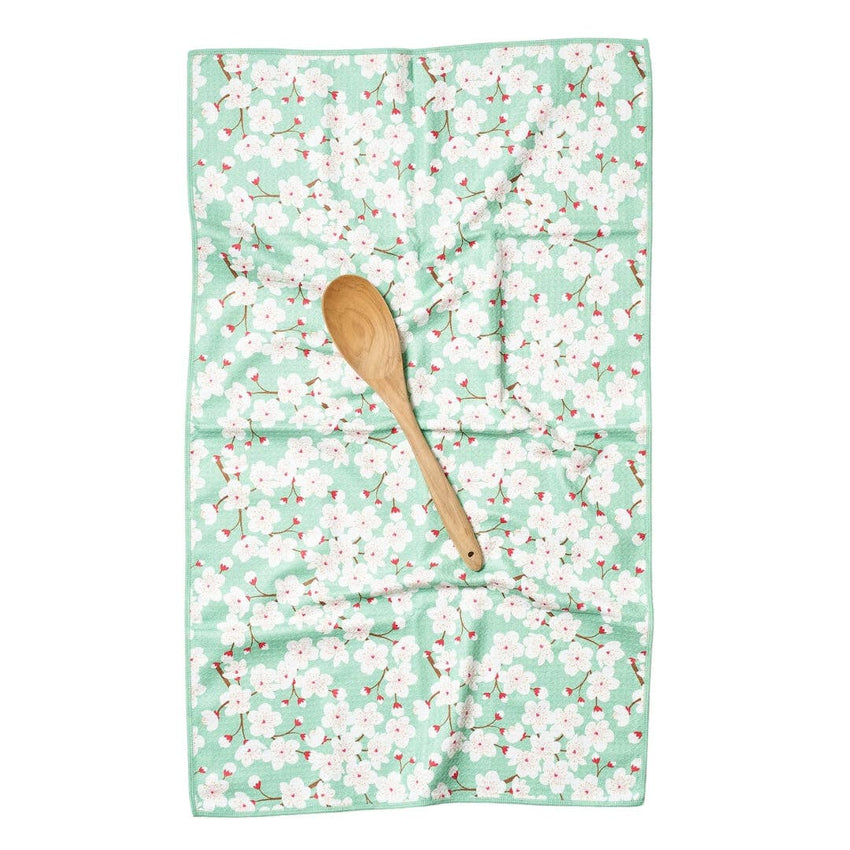 Anywhere Towel Reversible - Cherry Blossom Spring Pattern