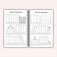 Books / Happy Place Reading Journal | Book Review Tracker