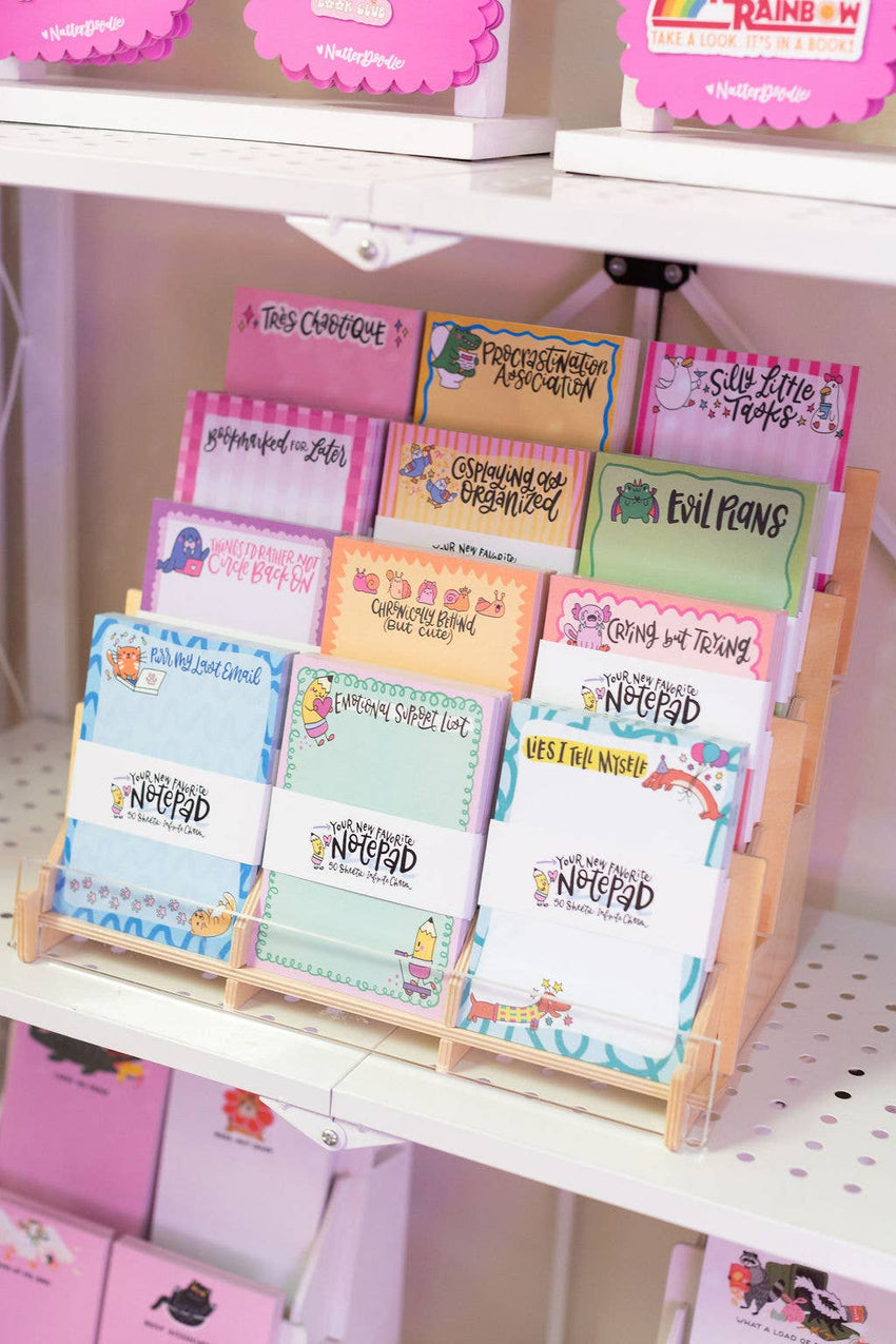 Emotional Support List Notepad Cute Funny Pencil Stationery