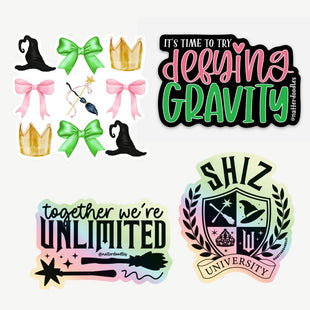 Defying Gravity Wicked Elphaba Movie Musical Vinyl Sticker