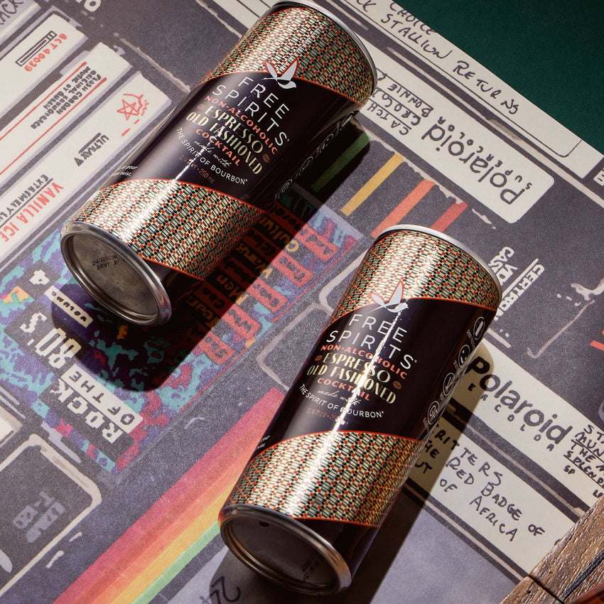 Free Spirits Espresso Old Fashioned  (4-Pack) | NA Cocktail